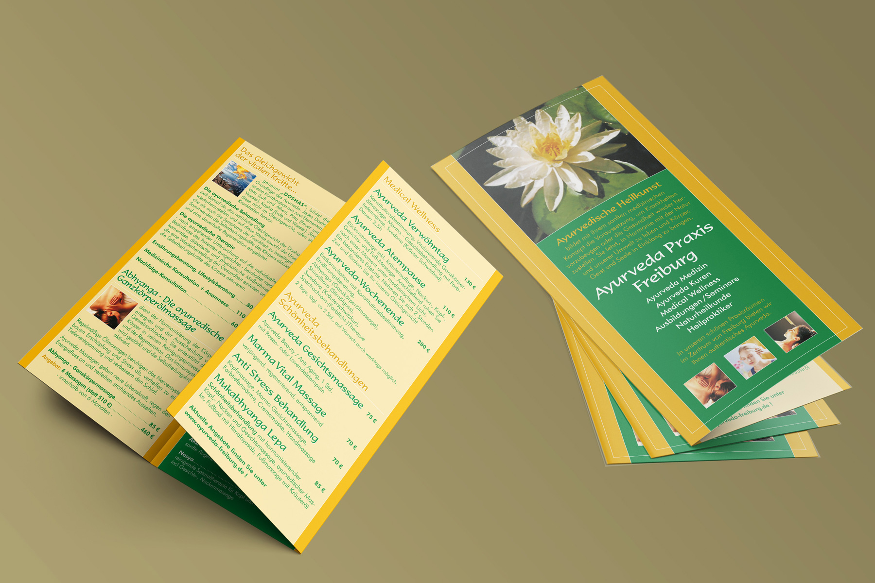 6-Seiter Flyer – Heilpraxis / Wellness