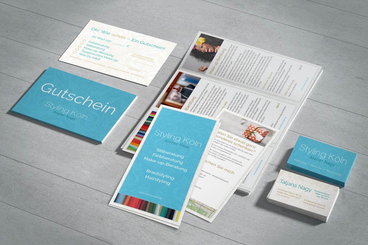 Flyer Karten Visitenkarten