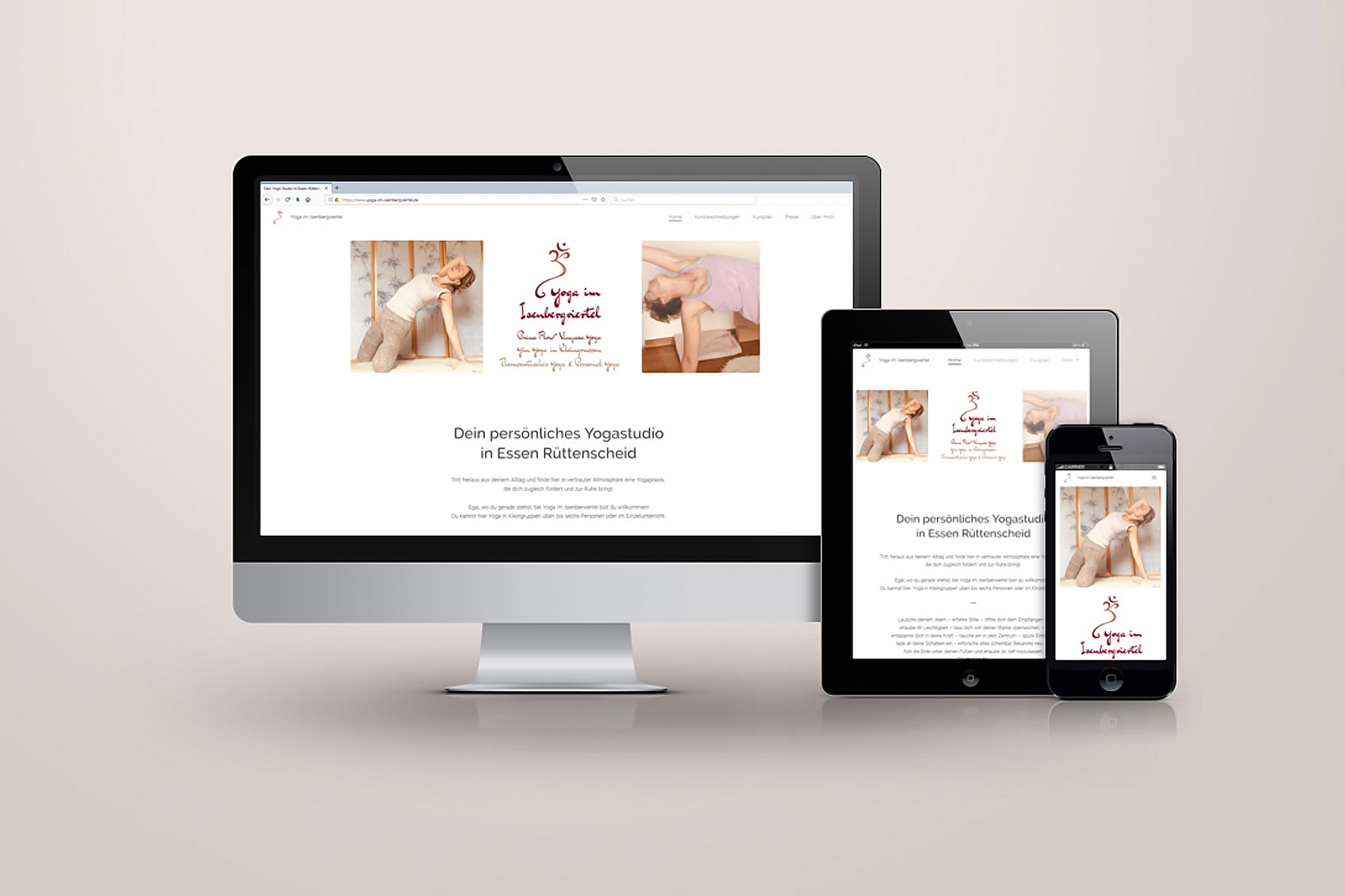 Website Yogastudio