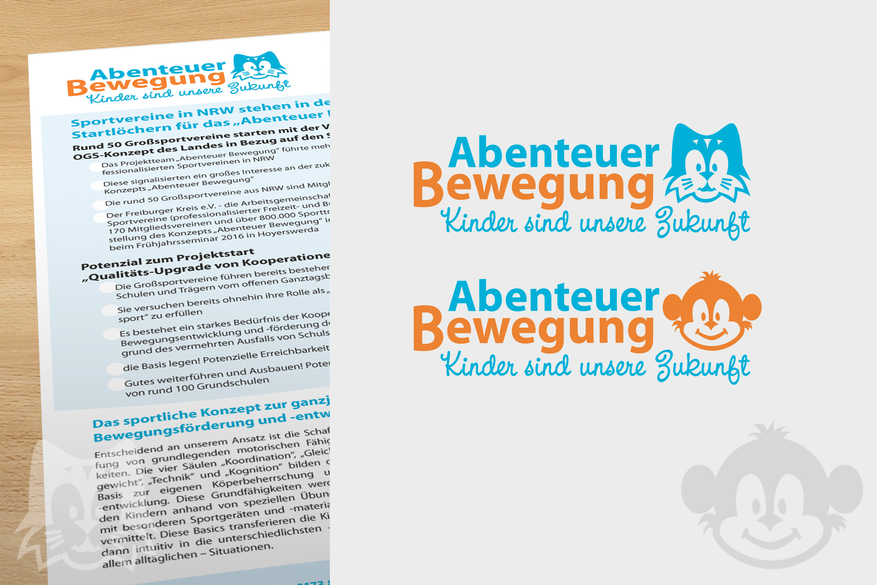 Logoentwicklung – Kinder-Bewegungskonzept